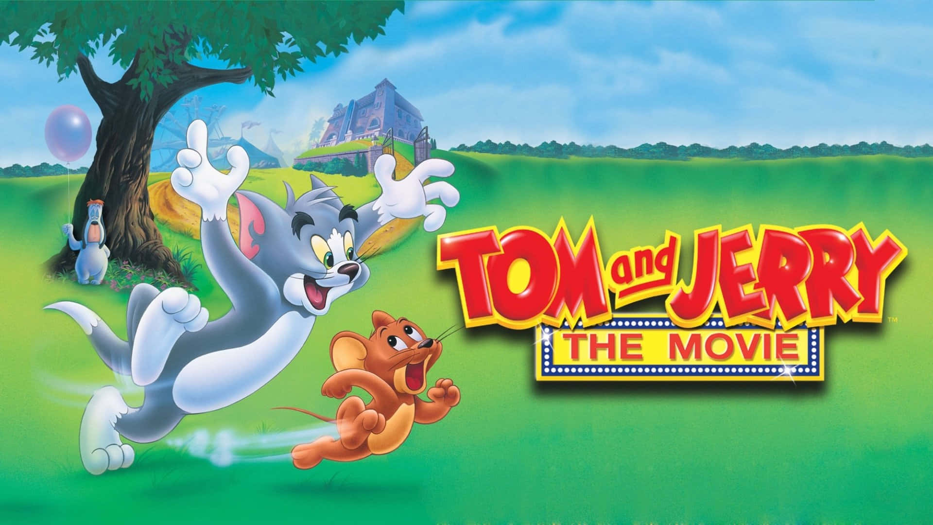 Tomog Jerry Jagter Hinanden Gennem Byen På Tapetet!