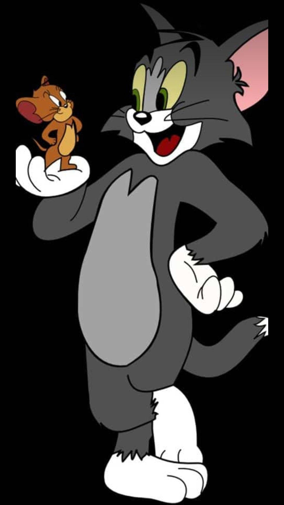 Tom And Jerry Cartoon Black Background