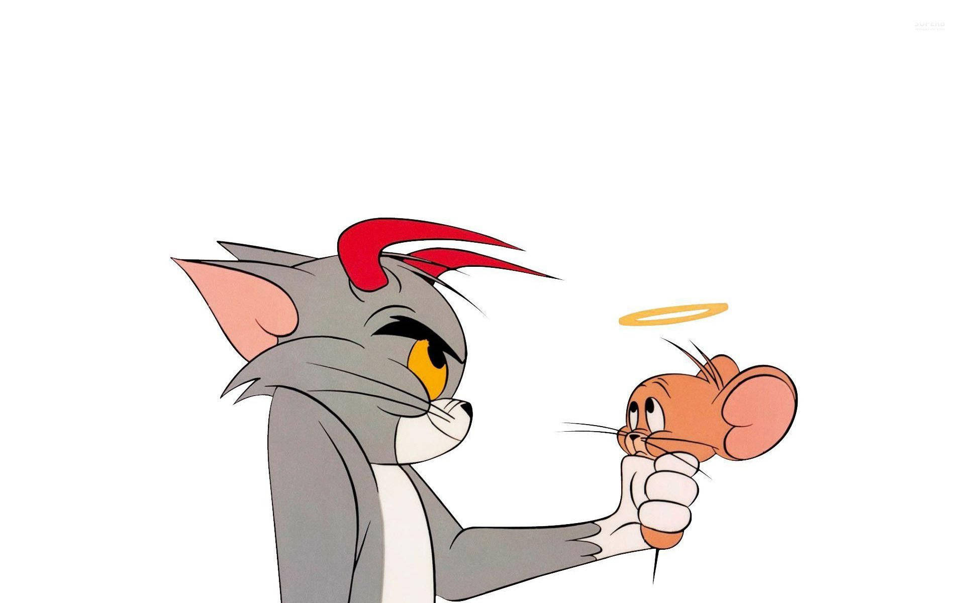 Tom And Jerry Cartoon Devil And Angel