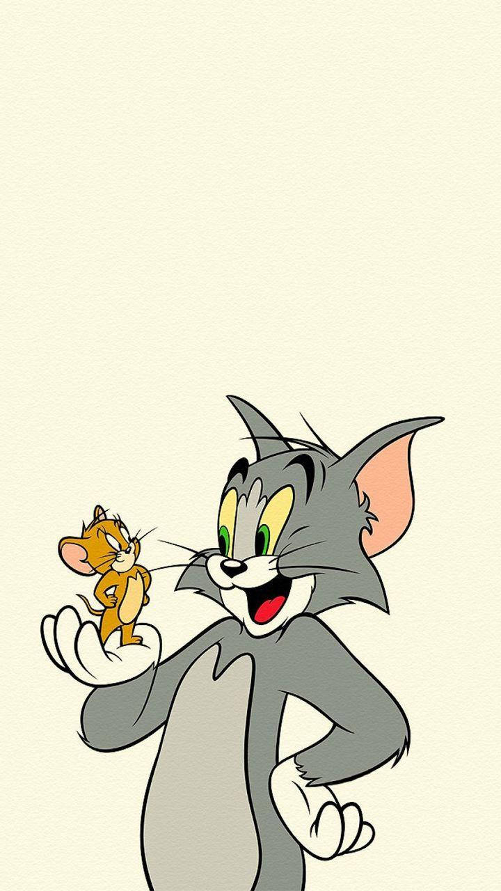 Tom And Jerry Cartoon Pastel Yellow