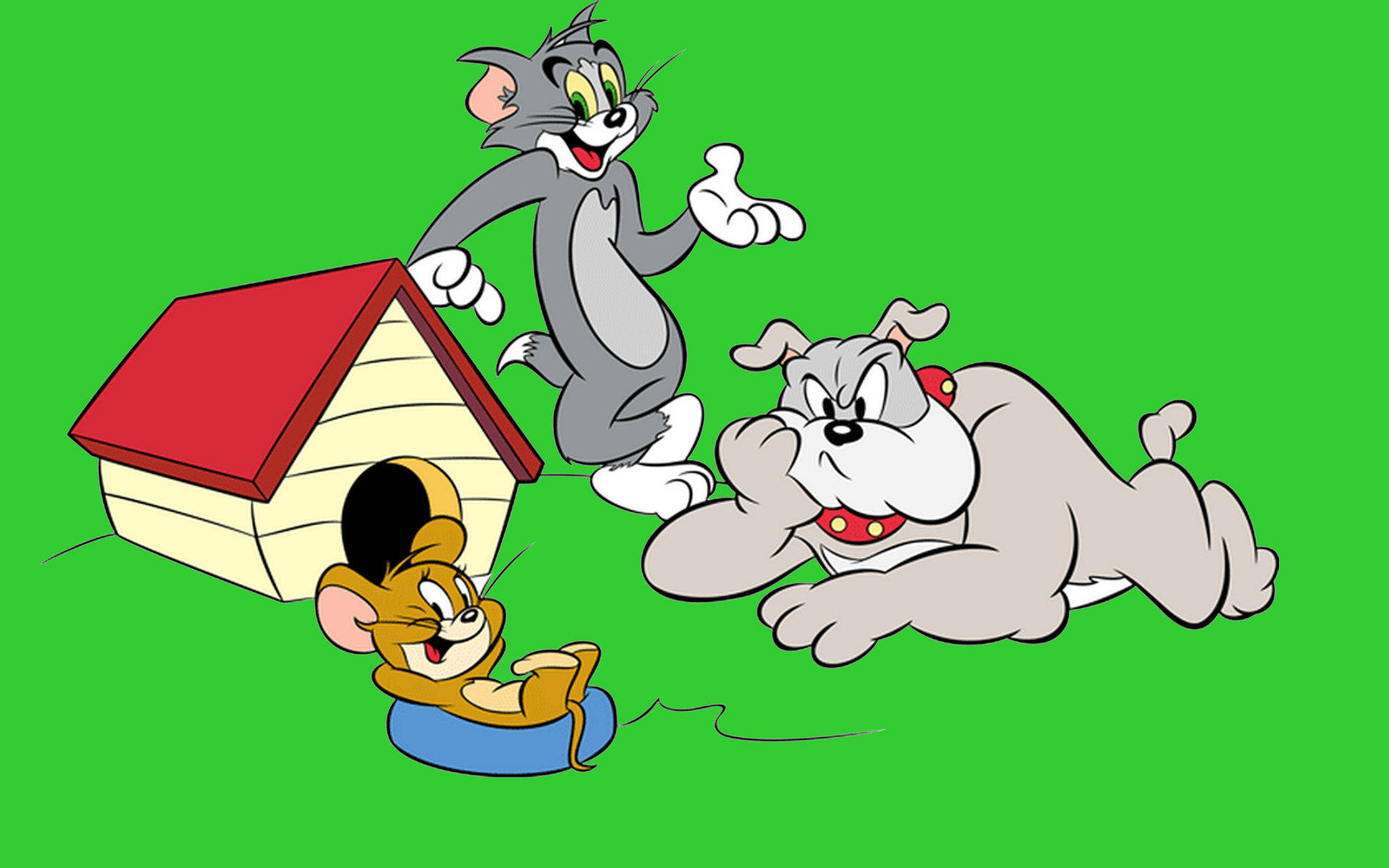 Tom And Jerry Cartoon With Spike