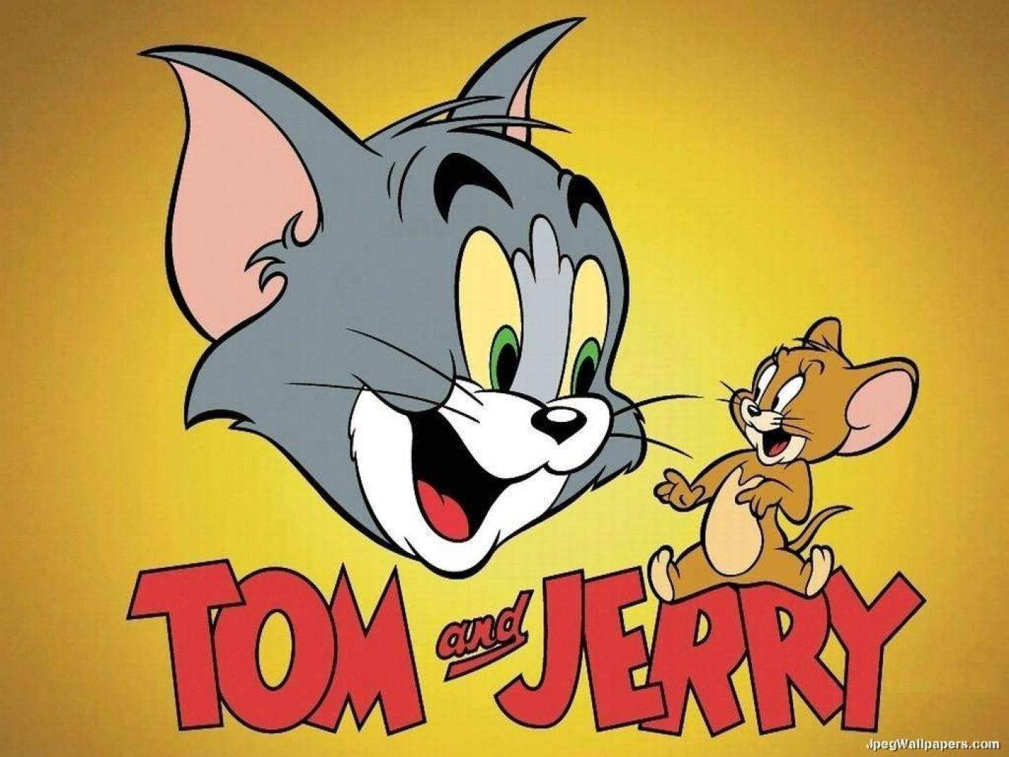Tom And Jerry Cartoon Yellow Gradient