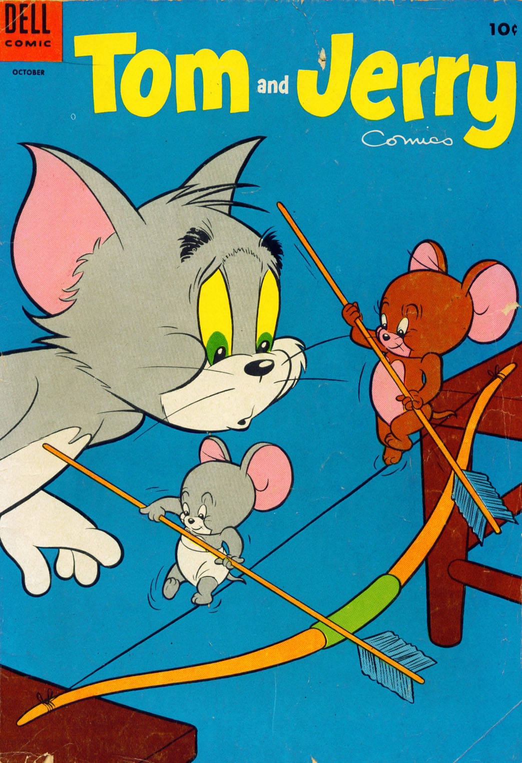Tom og Jerry søde pile tapet Wallpaper