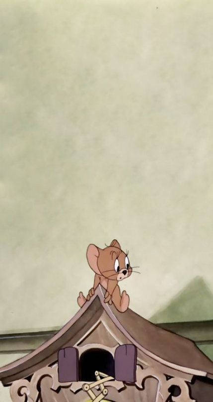 Niedlicheuhr Mit Tom Und Jerry Wallpaper