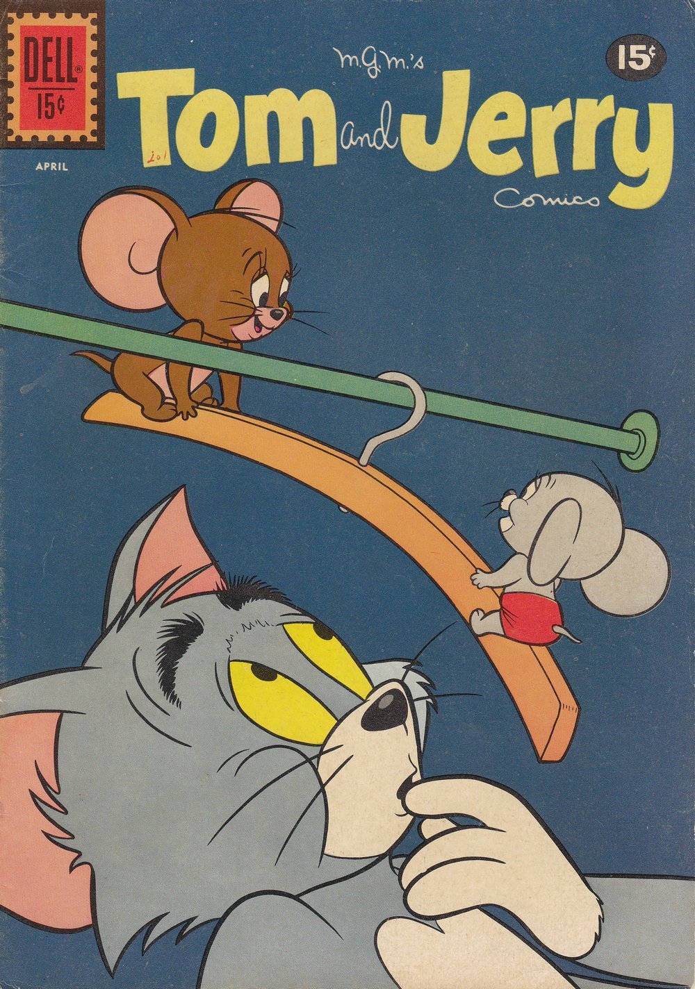Tom Og Jerry Cute Bøjle Wallpaper