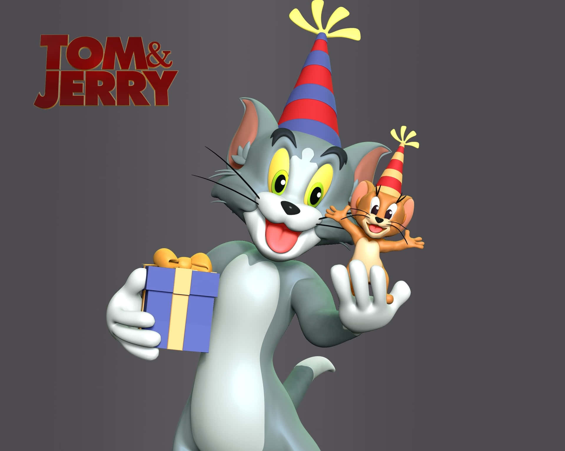 Tomy Jerry Tienen Otra Aventura Divertida Y Salvaje Mientras Corren Por La Casa. Fondo de pantalla