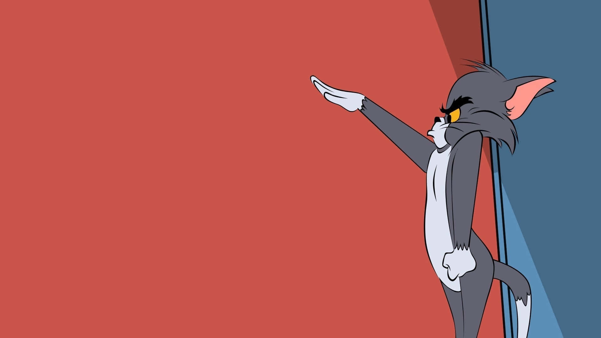 Tom and Jerry having a funny fight Wallpaper