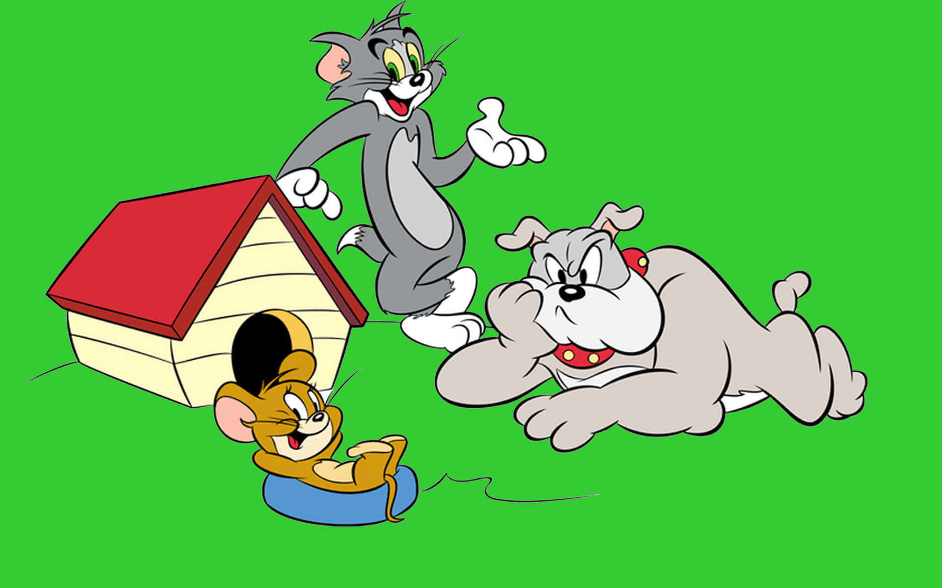 Tom og Jerrys Skøre Tegnefilmsture Wallpaper