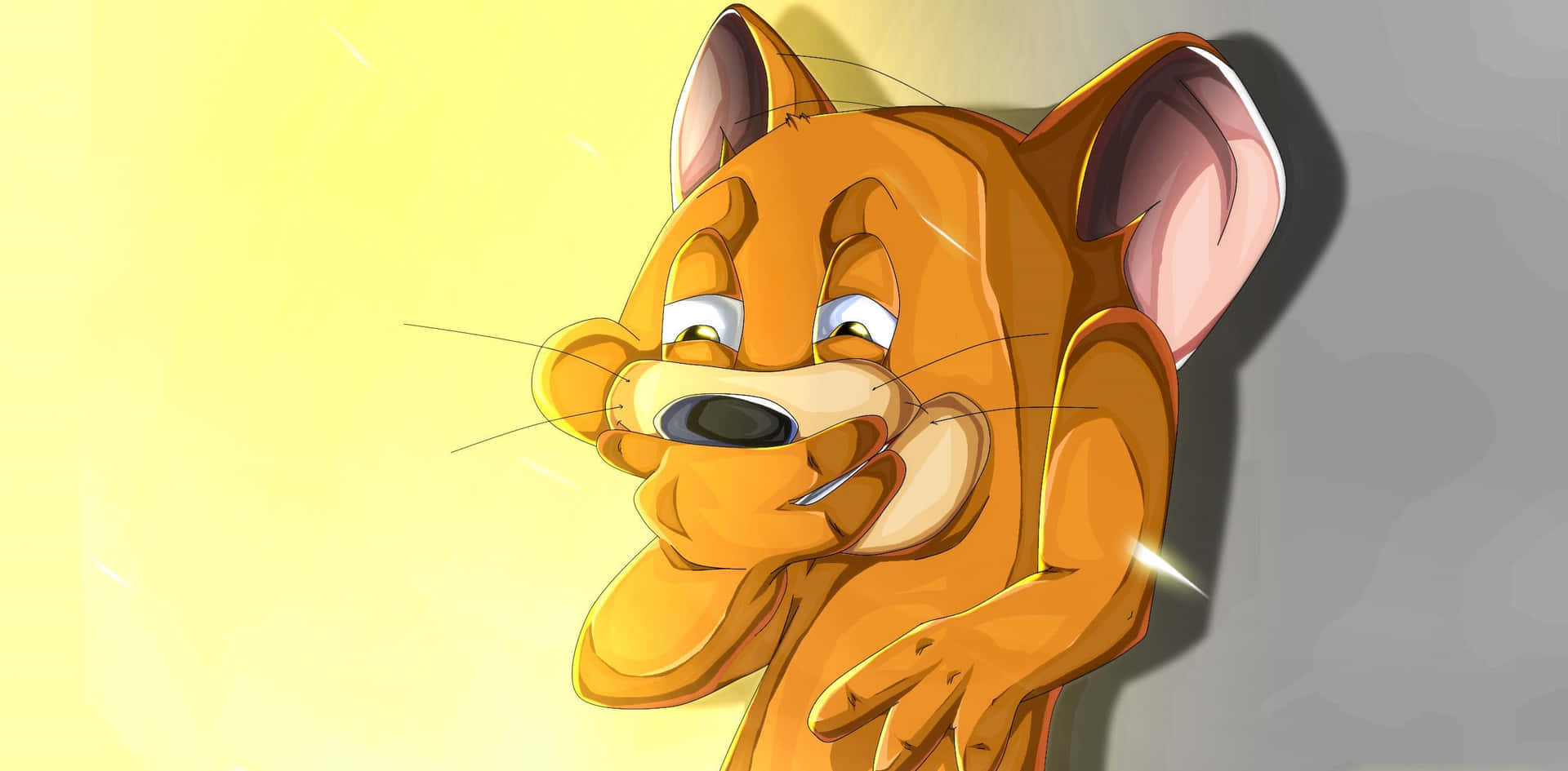 Dasklassische Katzen- Und Maus-duo Tom Und Jerry In Einem Lustigen Moment Wallpaper