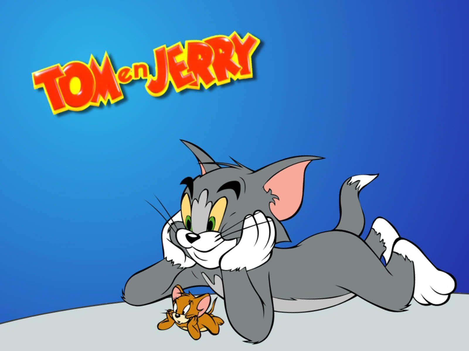 Imagende Tom Y Jerry Divirtiéndose Un Poco Fondo de pantalla