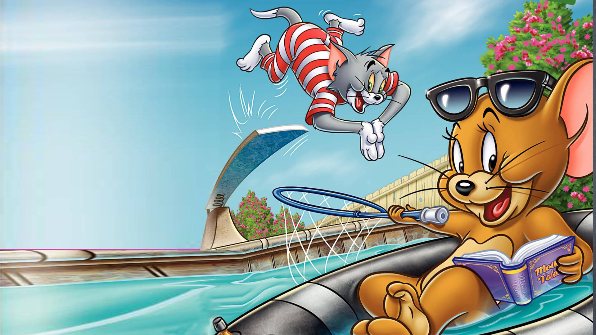 Tom And Jerry Fur Flying Adventures Background