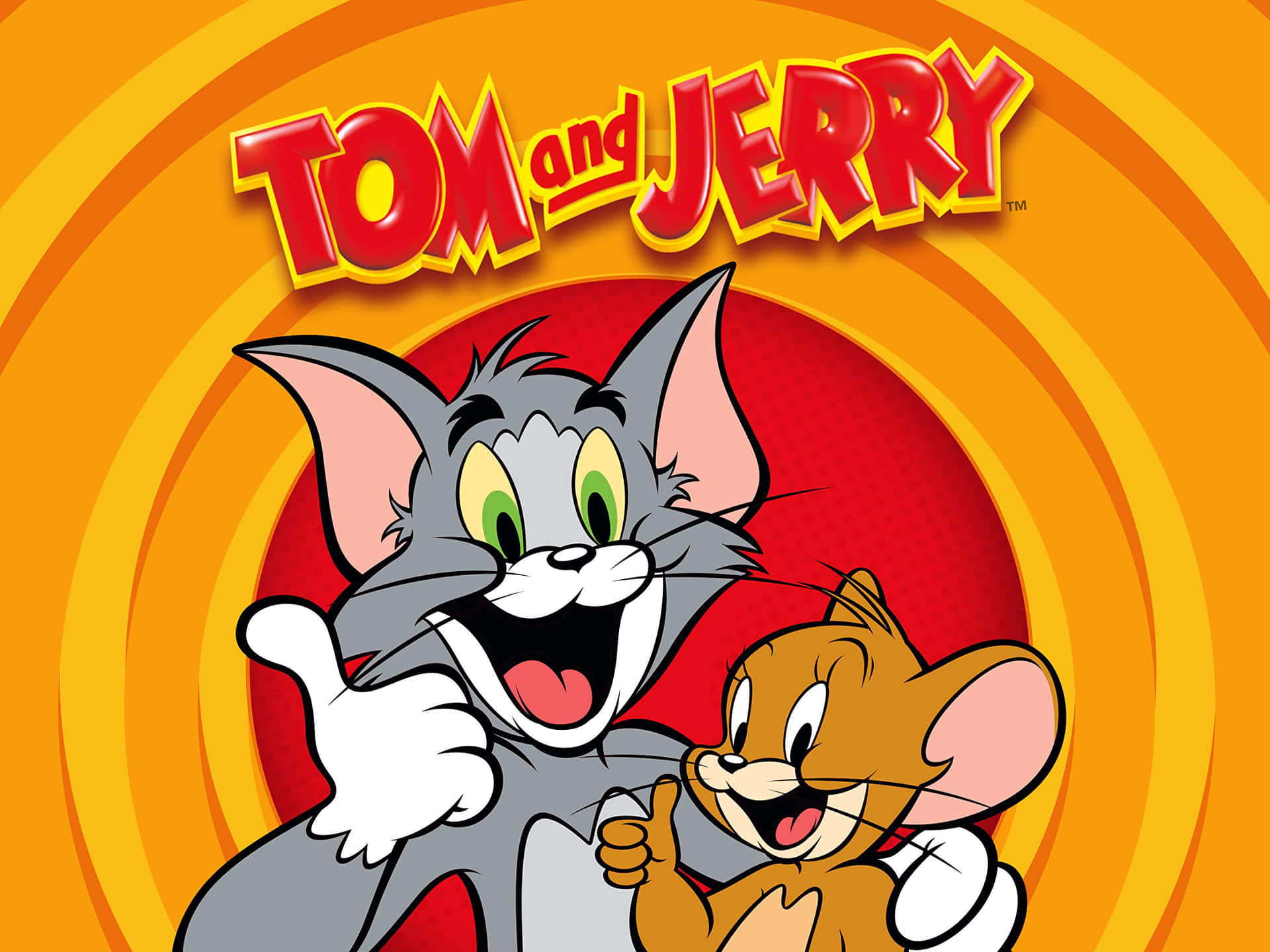 Tom and Jerry having a laugh