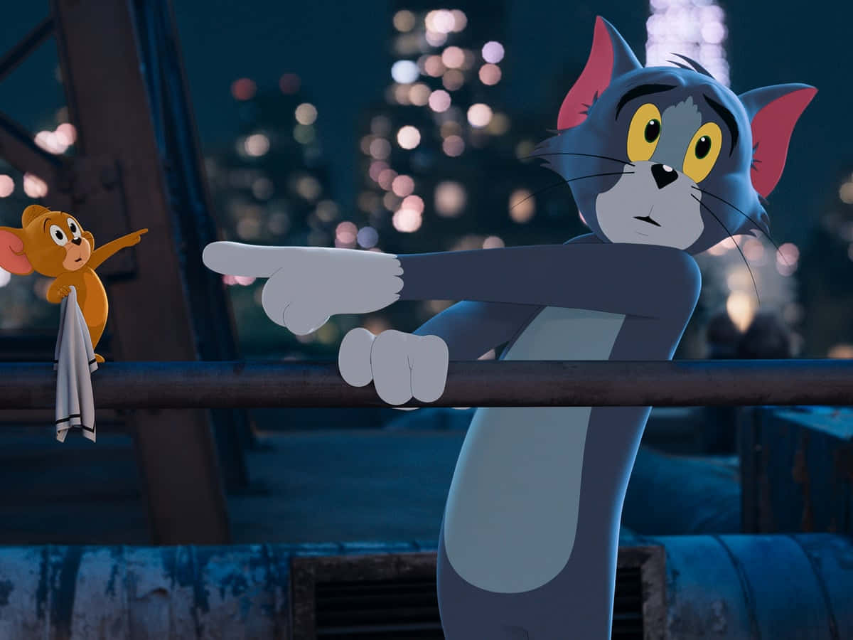 Tomy Jerry En Un Emocionante Juego De Persecución De Gato Y Ratón.
