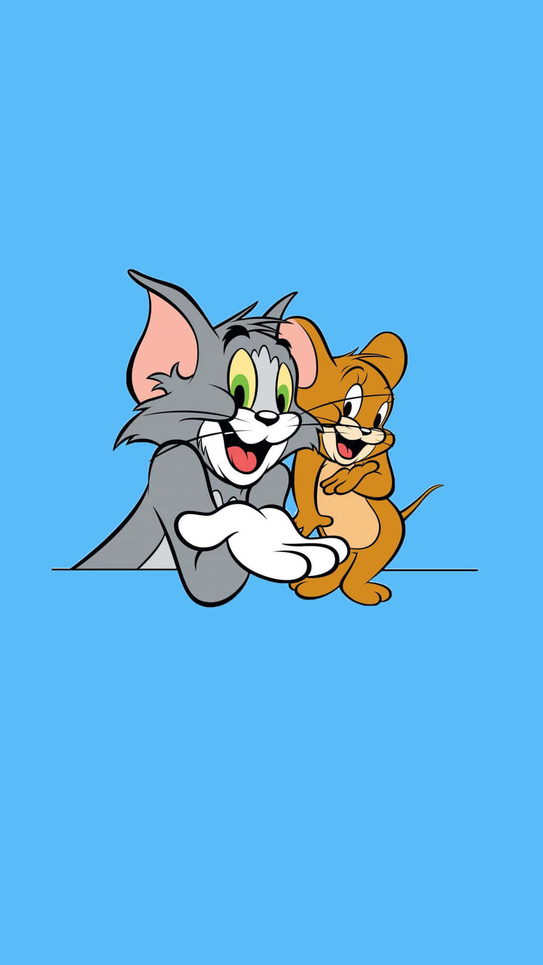 Tomund Jerry Jagen Sich In Einem Endlosen Verfolgungsspiel.