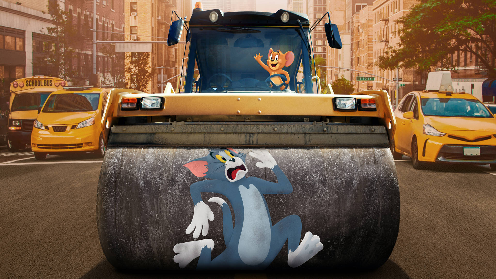 Tom And Jerry Pison Truck Background