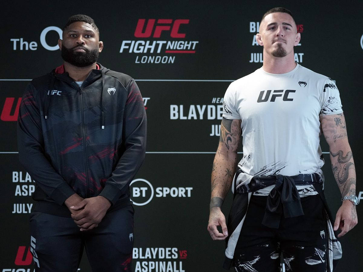 Tom Aspinall With Curtis Blaydes Wallpaper