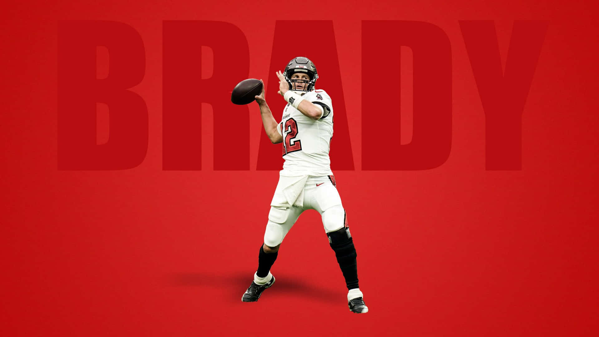 Tom Brady, the GOAT of NFL quarterbacks Wallpaper