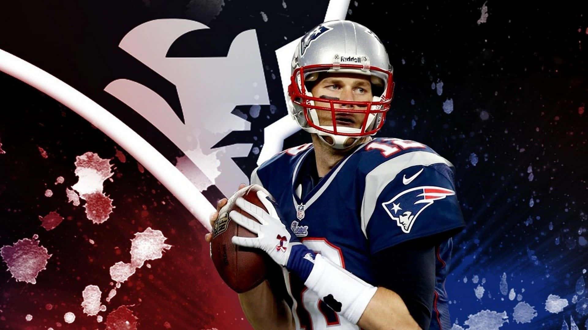 Tombrady, Fotbollens G.o.a.t. (greatest Of All Time) Wallpaper