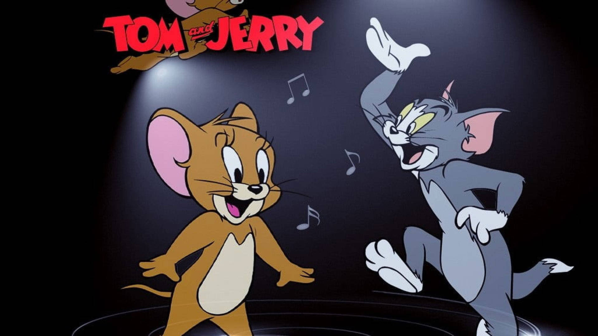 Tom Cat And Jerry On Stage Wallpaper