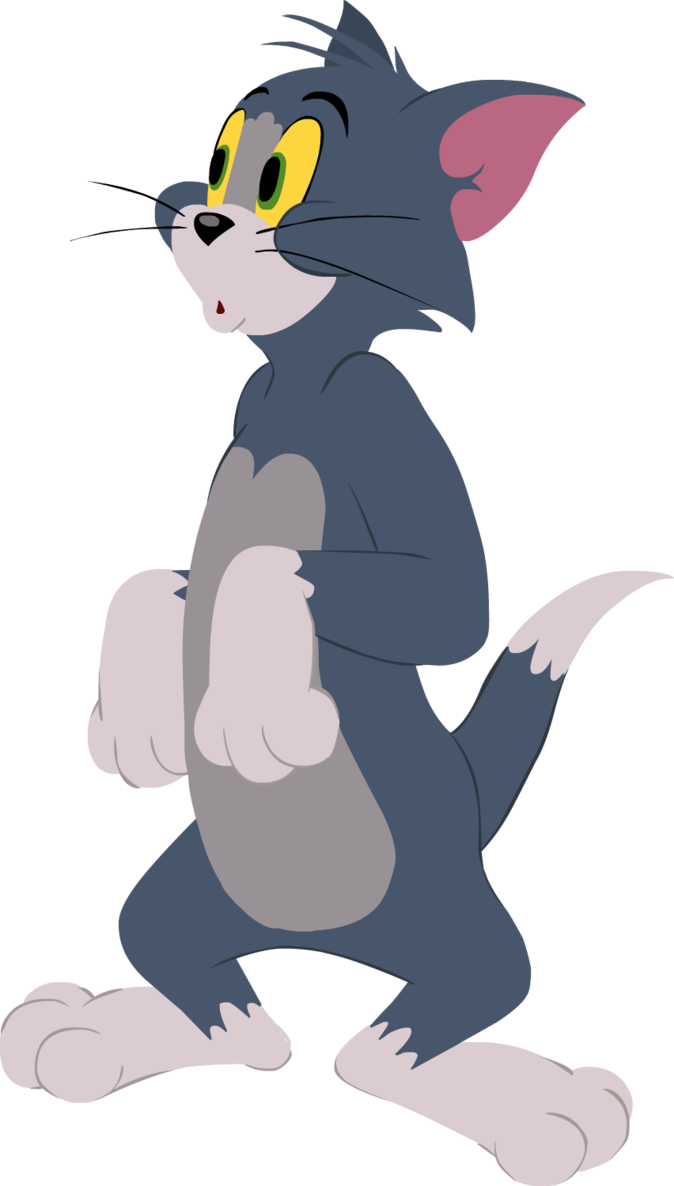 Tom Cat Walking Cartoon PNG