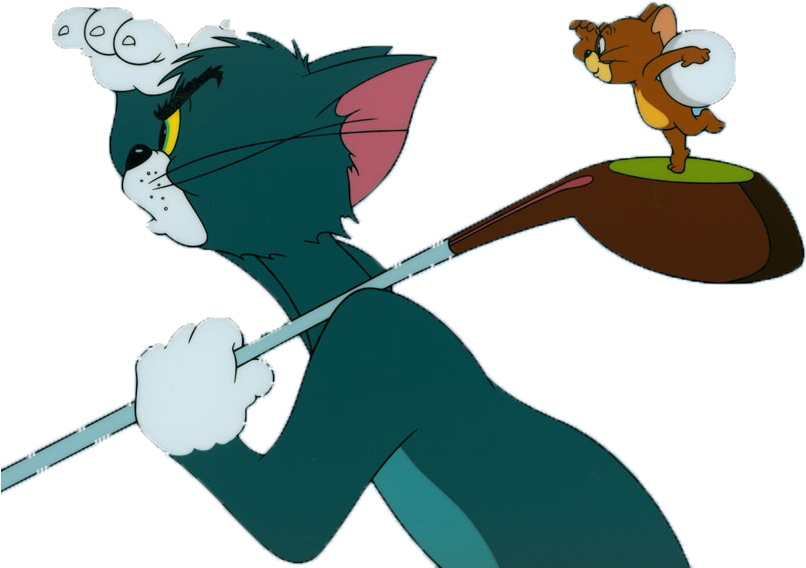 Tom Chasing Jerry Golf Club PNG