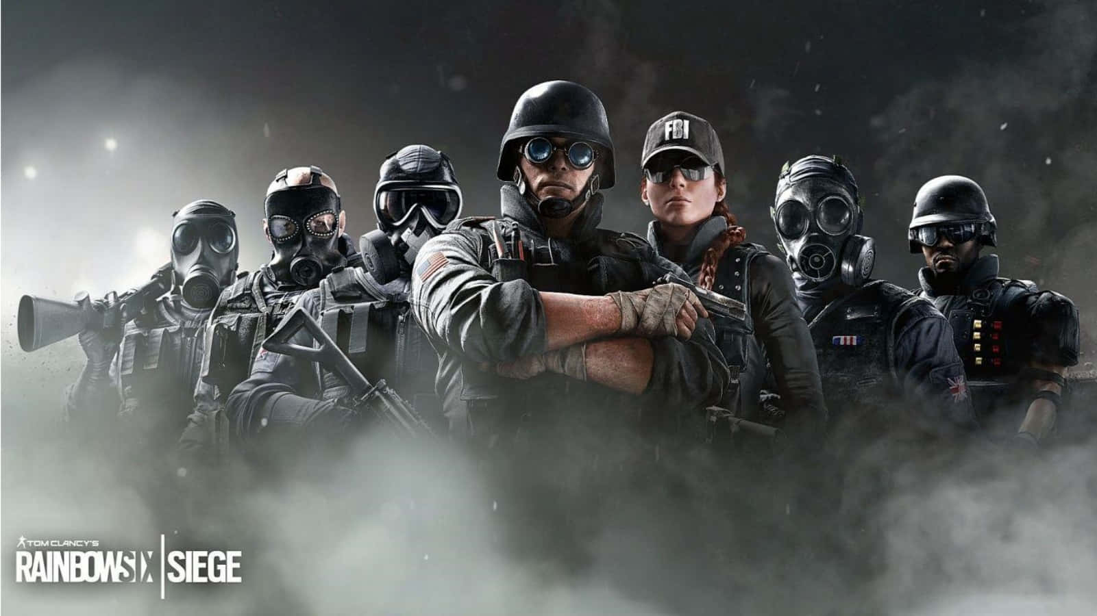 A Group Of Soldiers In A Dark Background Wallpaper