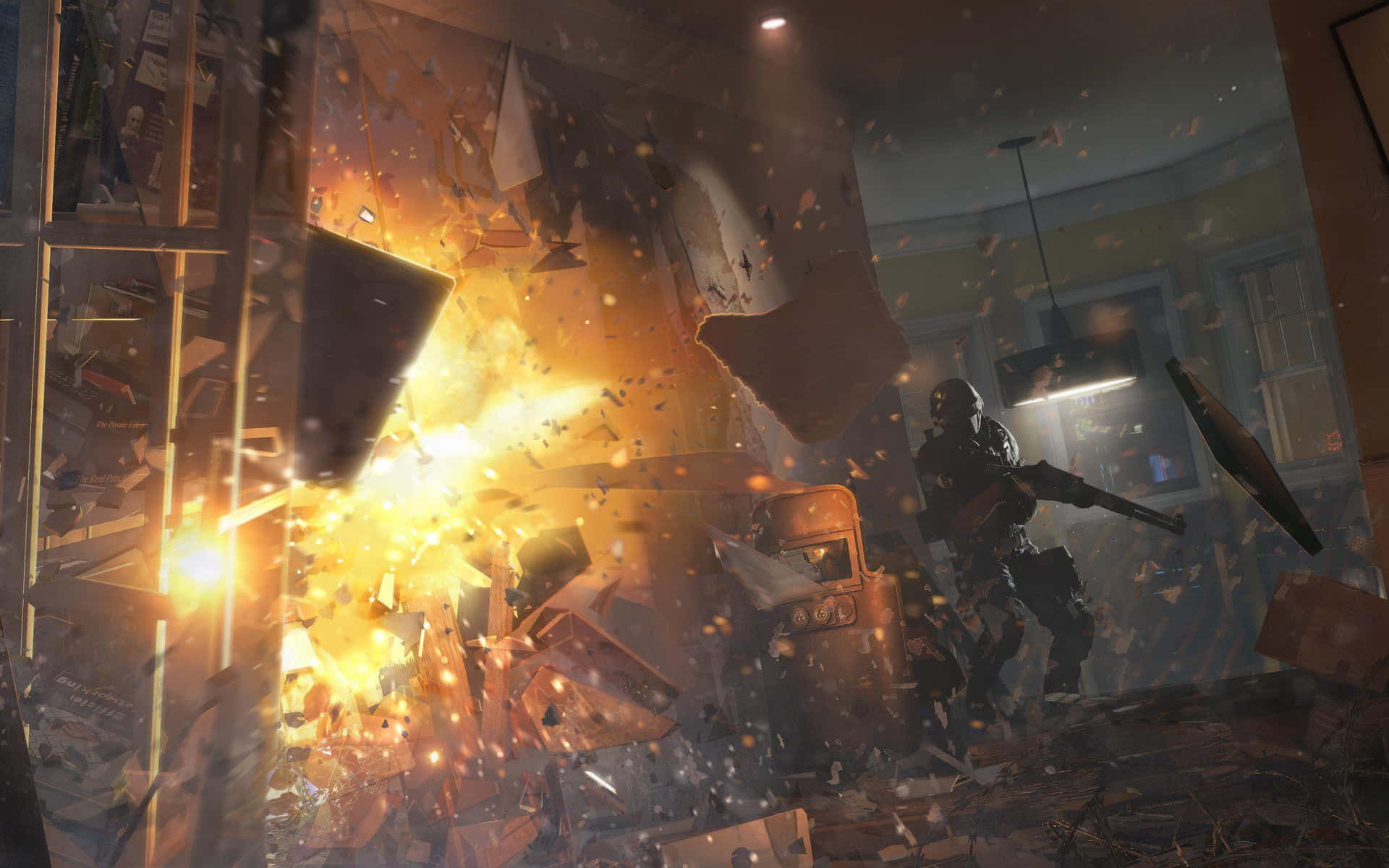 Øg intensiteten i Tom Clancy's Rainbow Six Siege Wallpaper