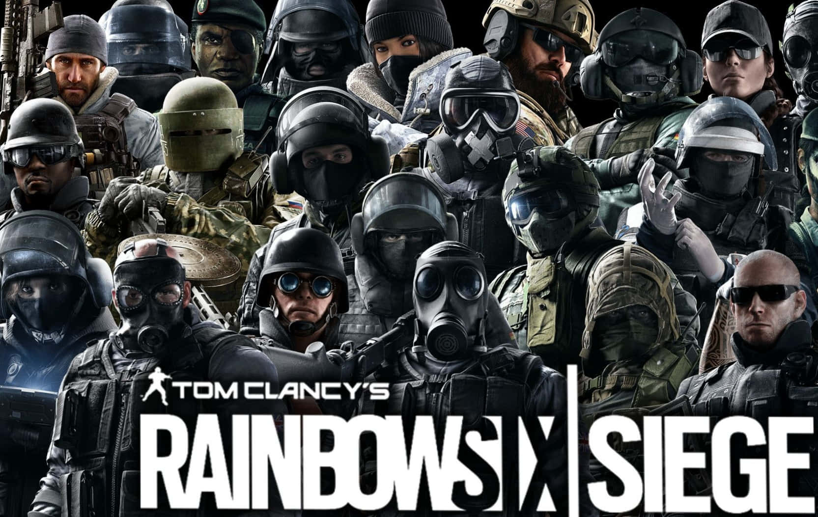 Wähledein Team Aus Und Kämpfe Gegen Terroristen In Tom Clancys Rainbow Six Siege! Wallpaper