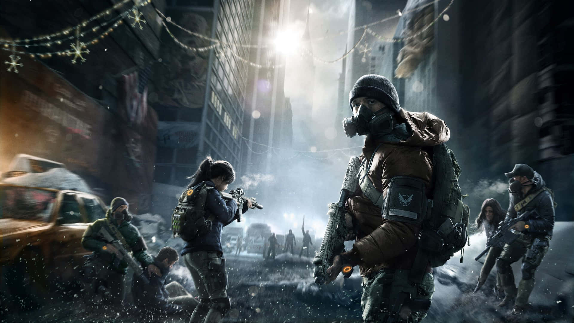 A Cinematic Experience Awaits in Tom Clancy's The Division 4K Wallpaper