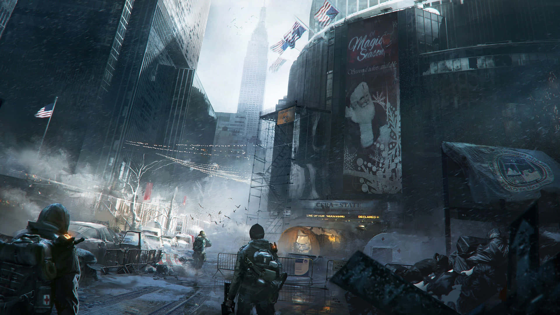 Immerse yourself in Tom Clancy's The Division 4K Wallpaper