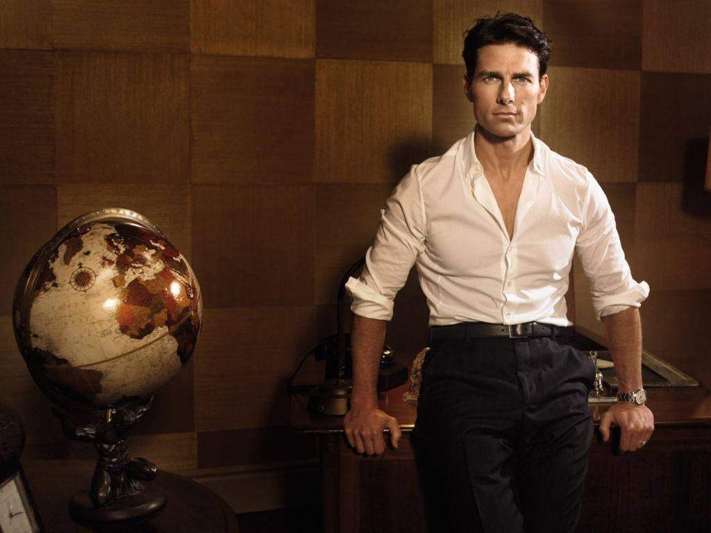 Tom Cruise In Study Wallpaper