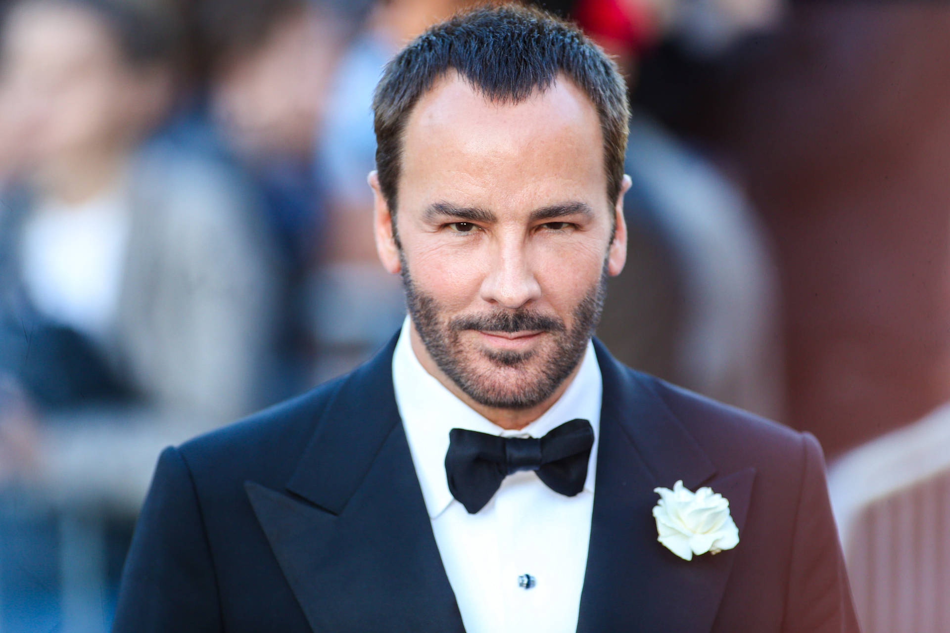 Tom Ford Looking At Camera Background