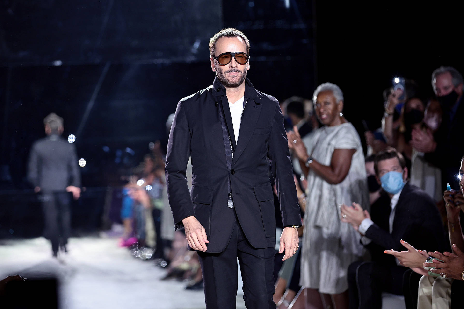 Download Tom Ford On The Catwalk Wallpaper | Wallpapers.com