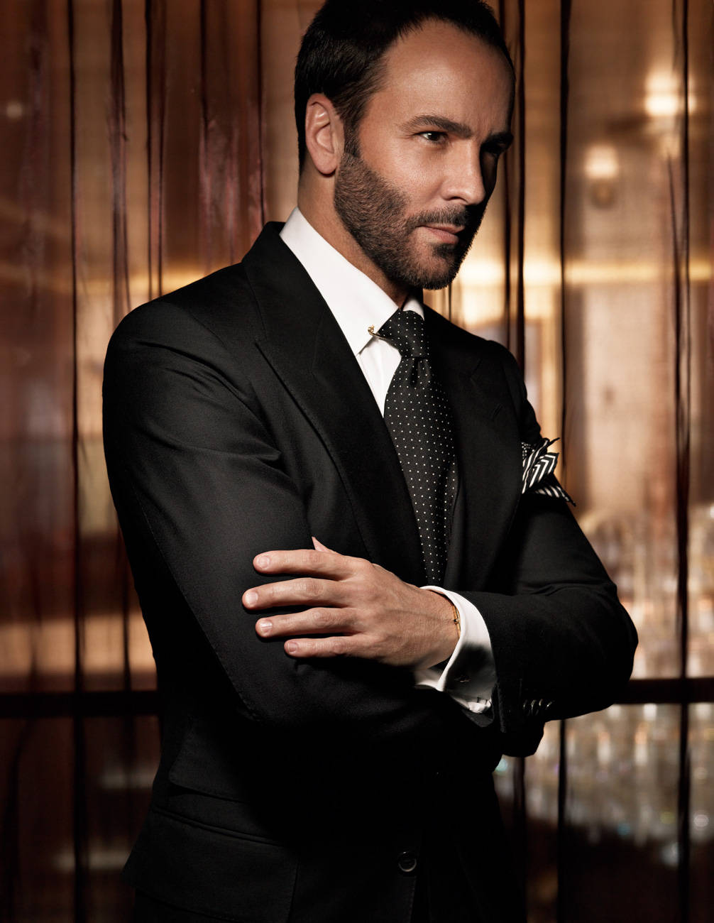 Tom Ford With Folded Arms Wallpaper