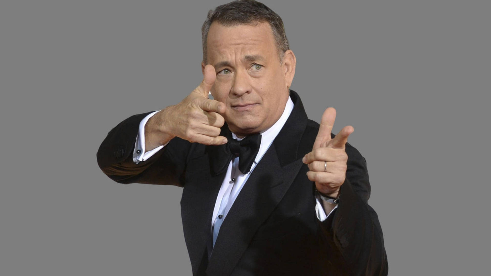 Tom Hanks Hand Gun Gesture