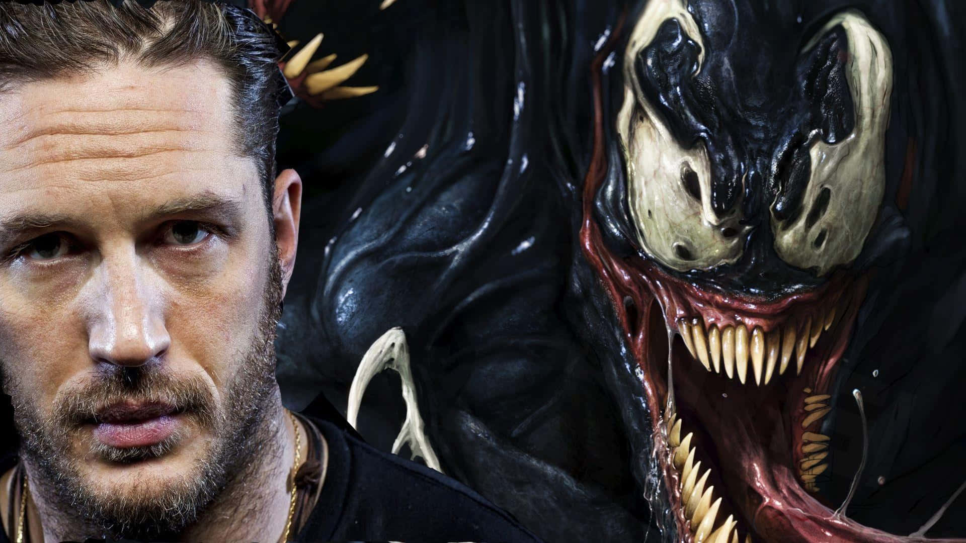 Download Tom Hardy as Venom in intense action scene Wallpaper ...