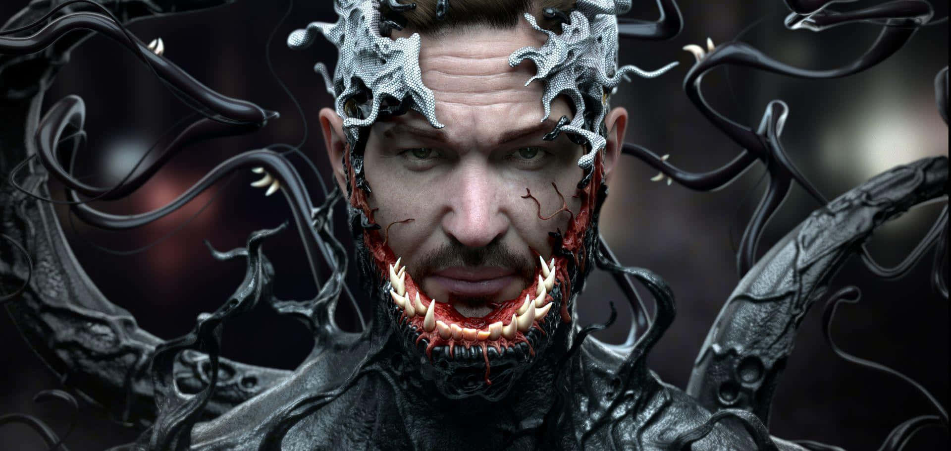 Tom Hardy in his iconic Venom role Wallpaper