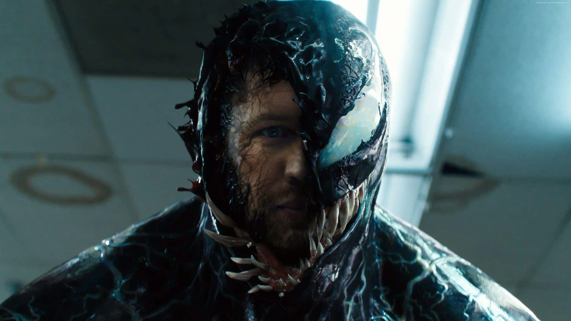Tom Hardy as Venom in High Definition Wallpaper Wallpaper
