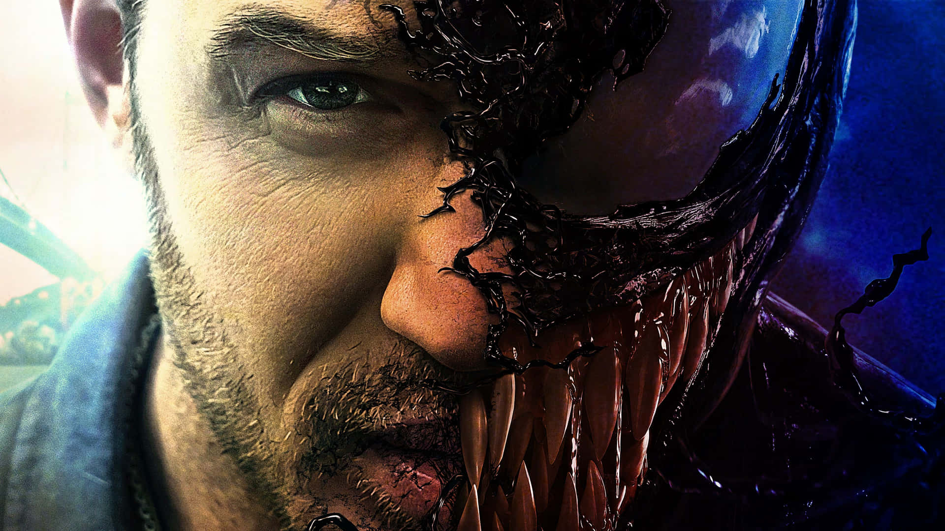 Tom Hardy as Venom Unleashed Wallpaper