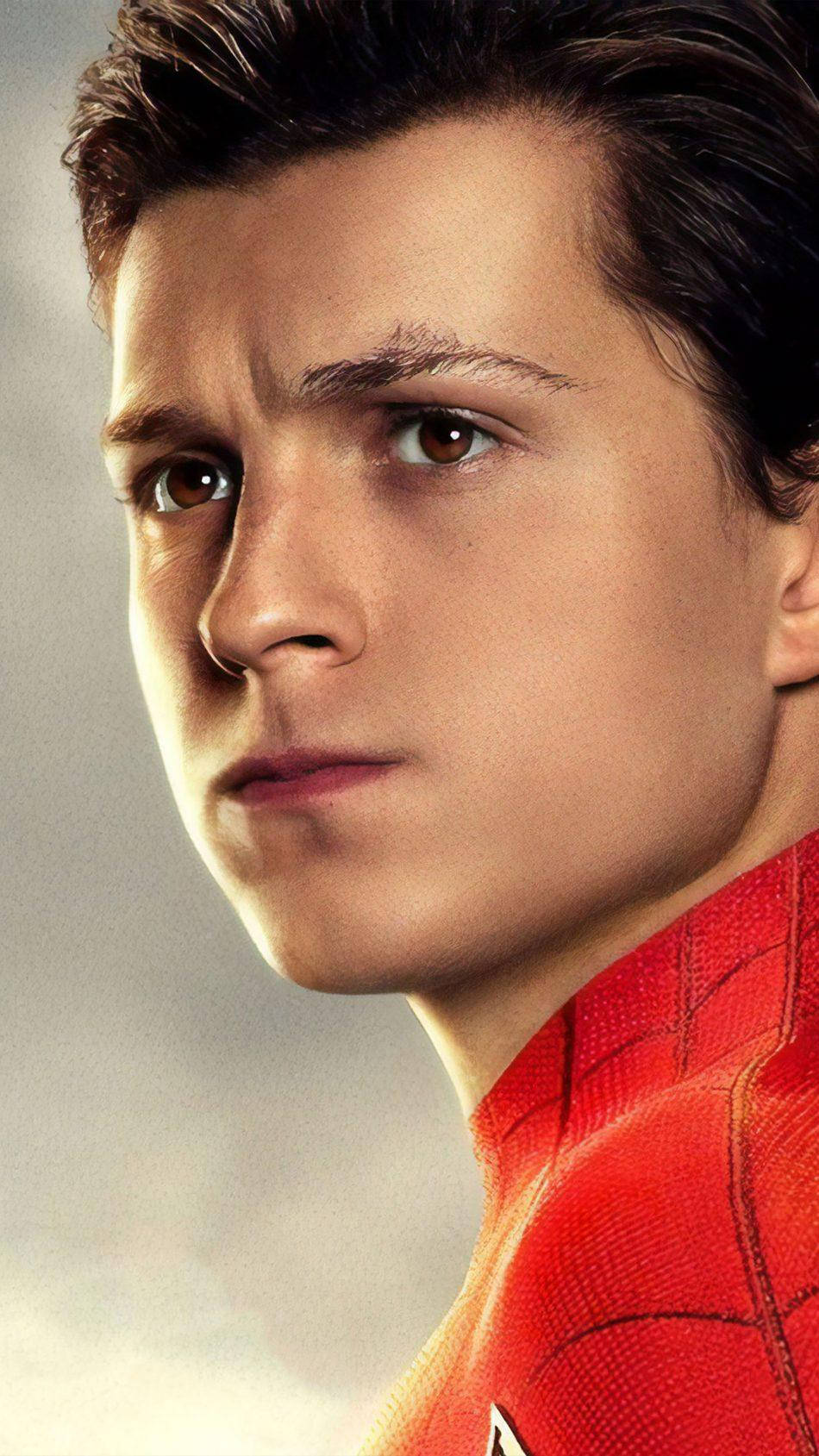 Tom Holland som Peter Parker/Spider-Man Wallpaper