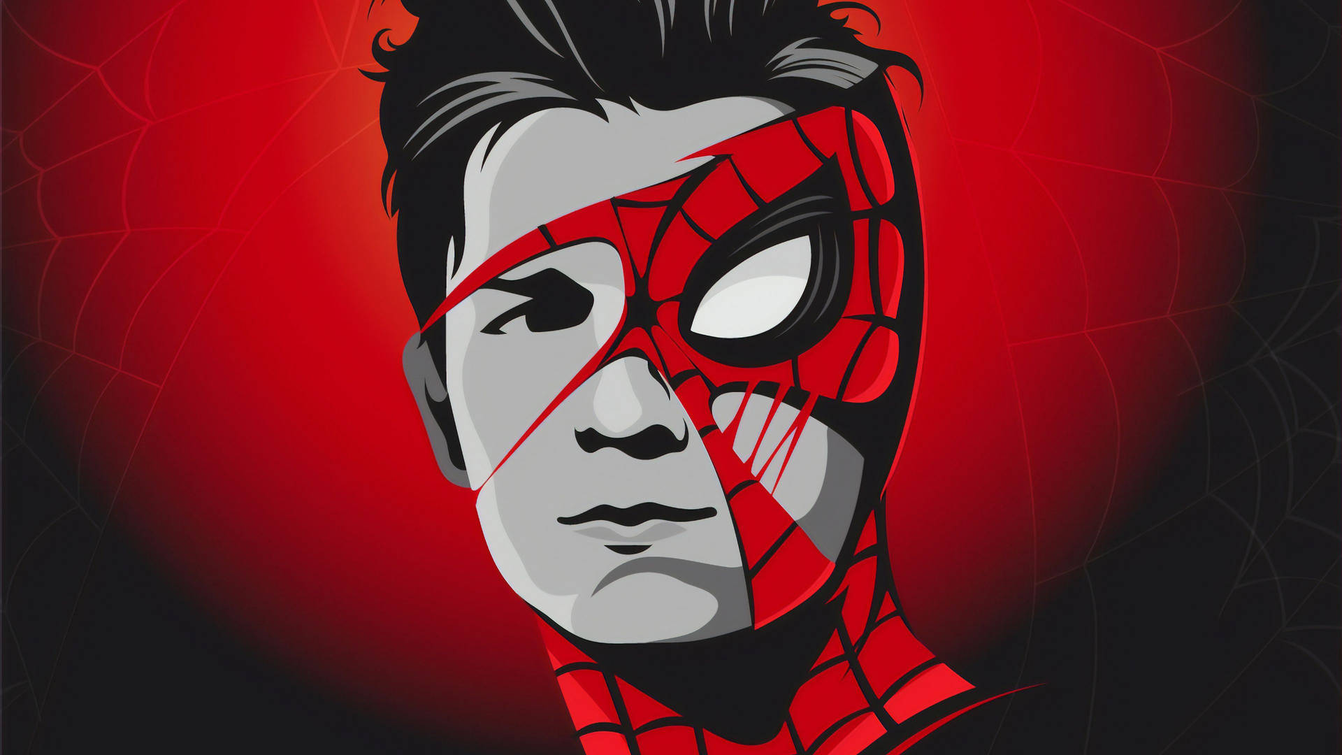 Tom Holland Spider-man Vector