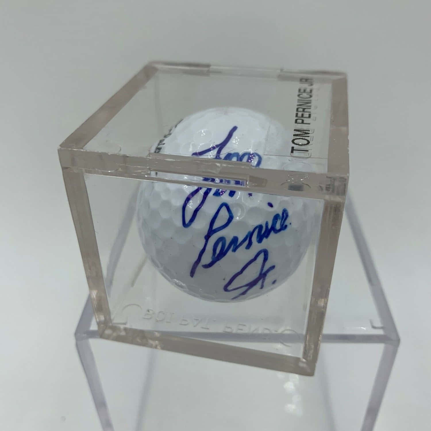 Tom Pernice Jr. Signed Golf Ball Wallpaper