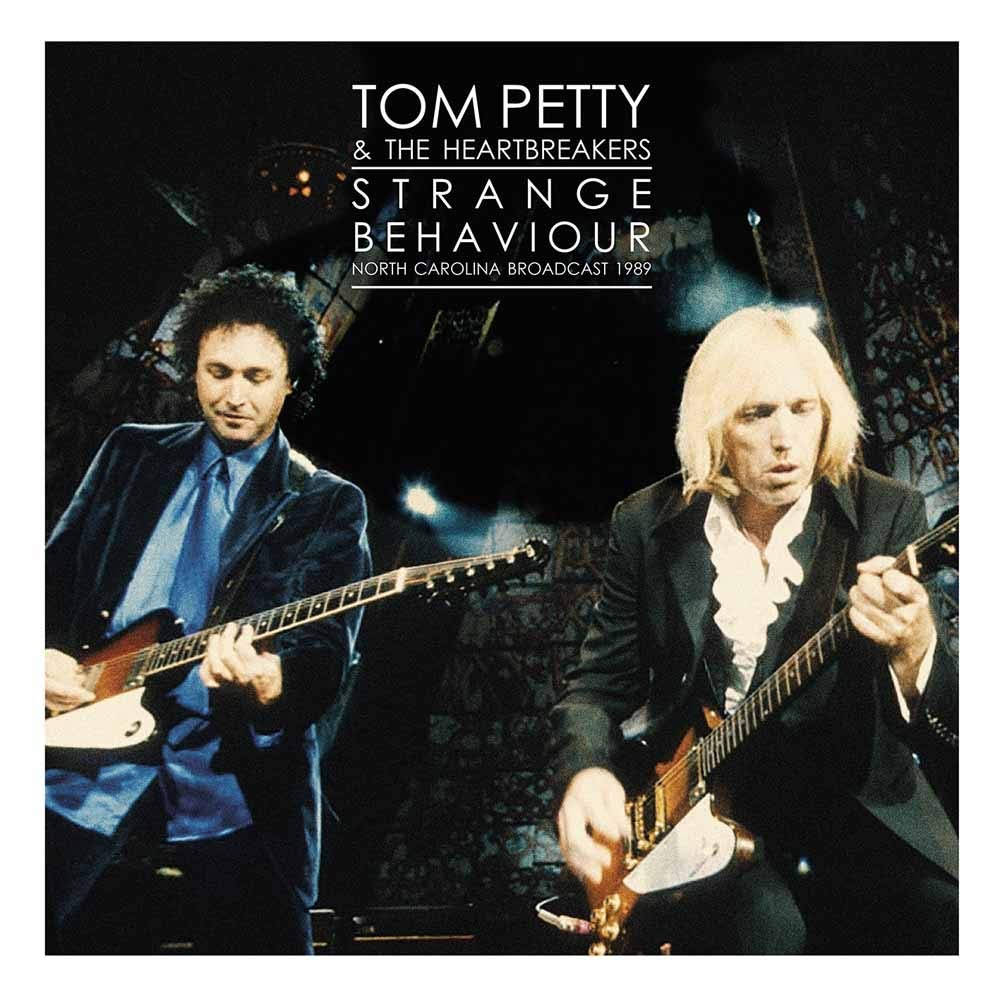 Tom Petty And The Heartbreakers For Strange Behaviour Vinyl Cover Wallpaper