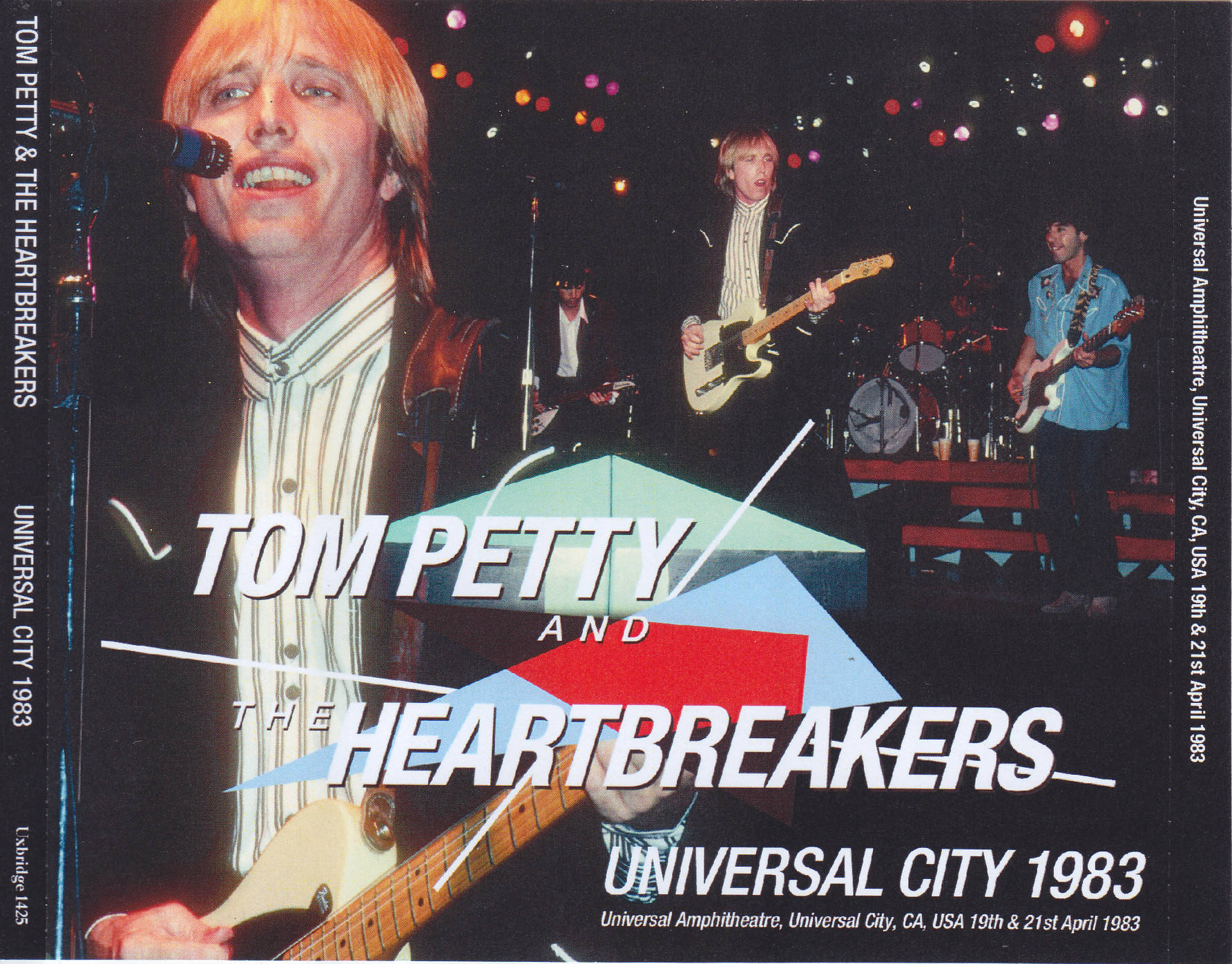 Tompetty E I Heartbreakers Universal City 1983 Poster. Sfondo