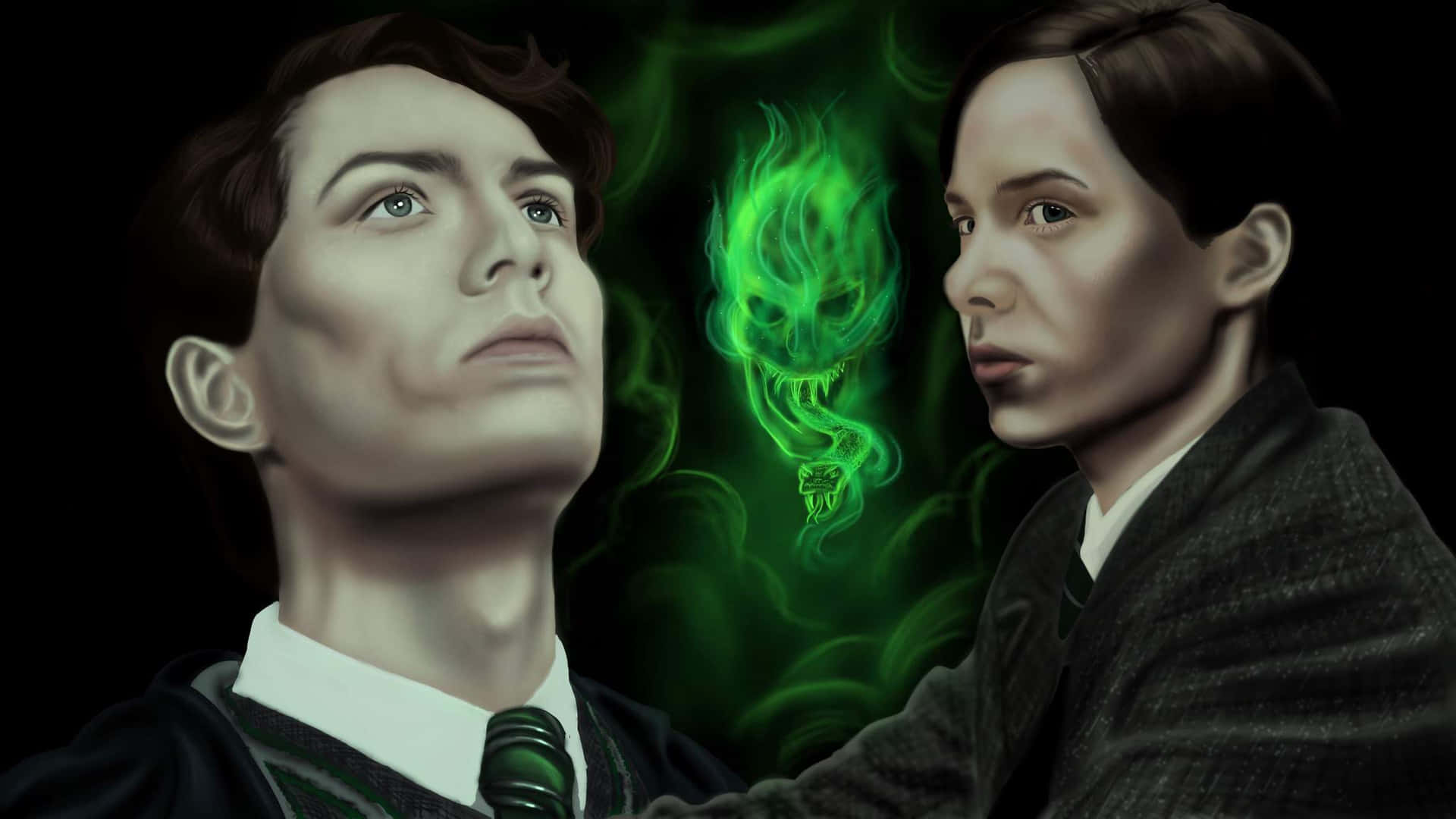 Caption: Tom Riddle, The Dark Lord in the making Wallpaper