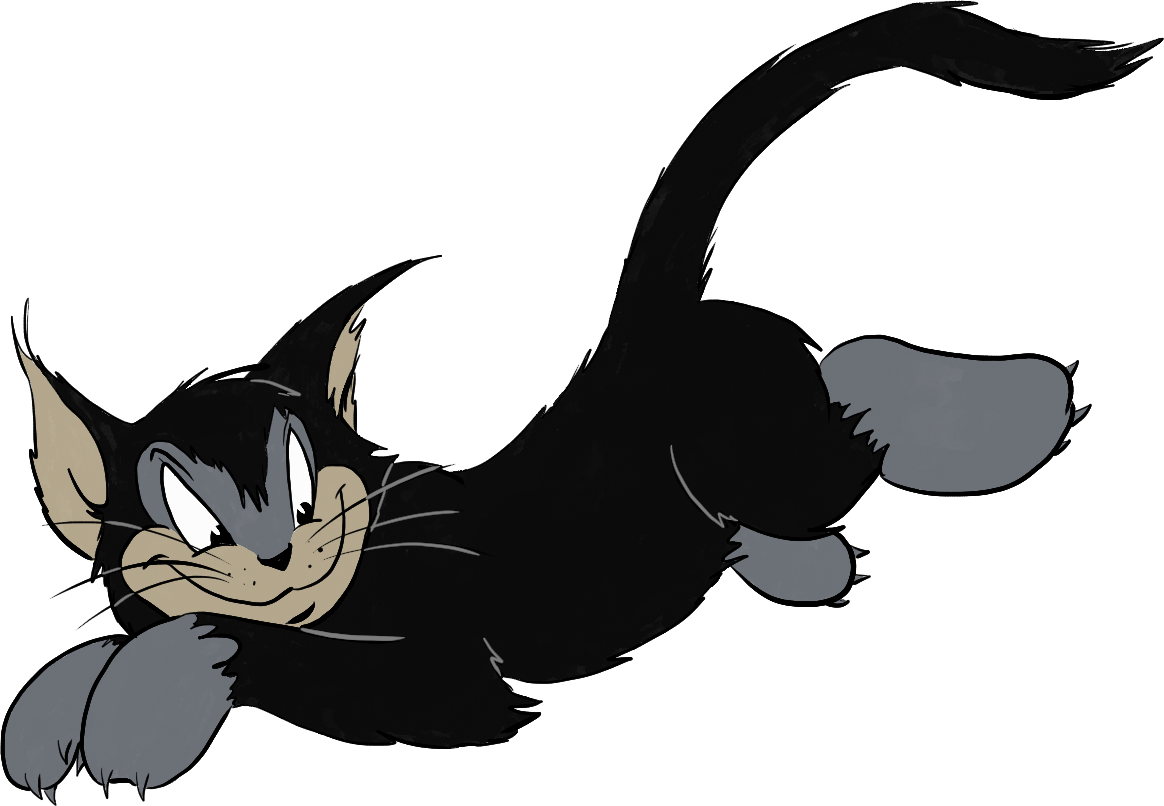 Tom Smiling Cartoon Cat PNG