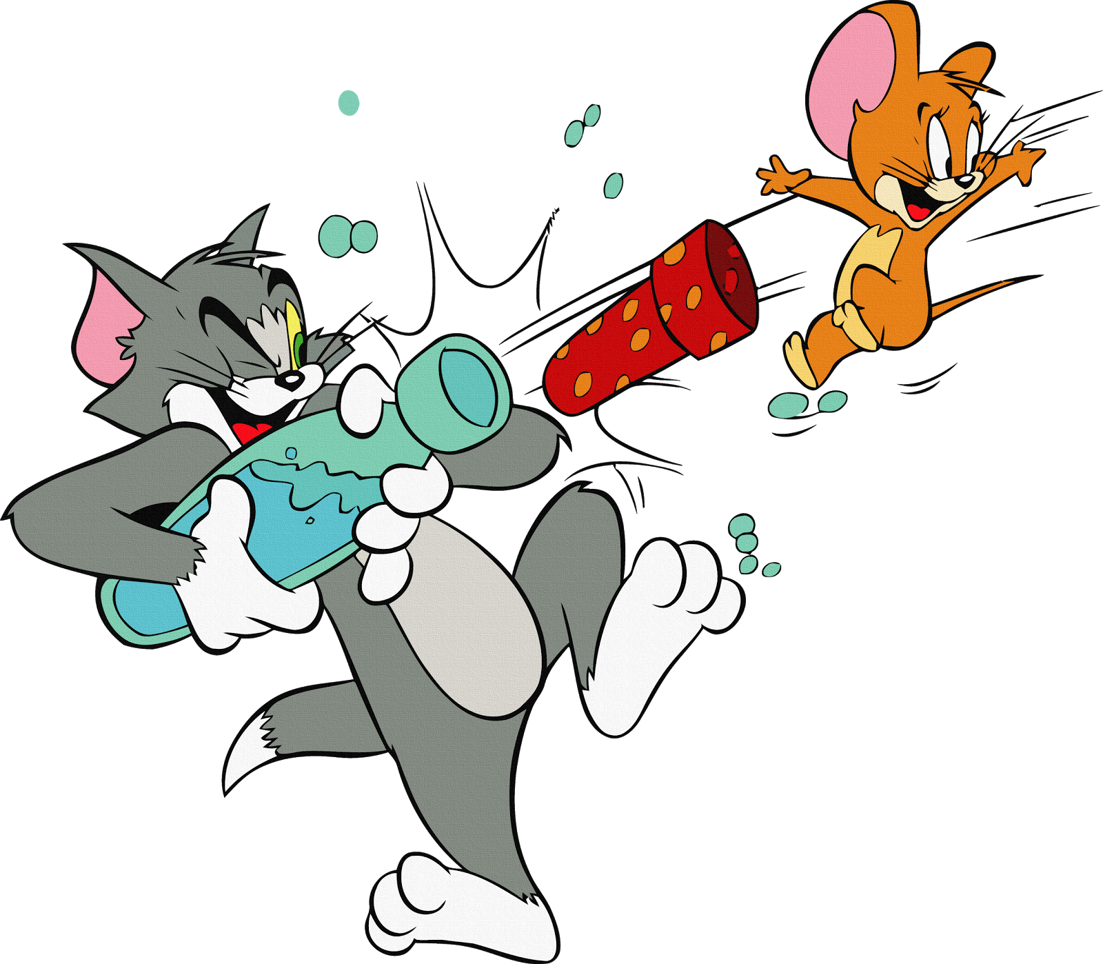 Tomand Jerry Chase Scene PNG