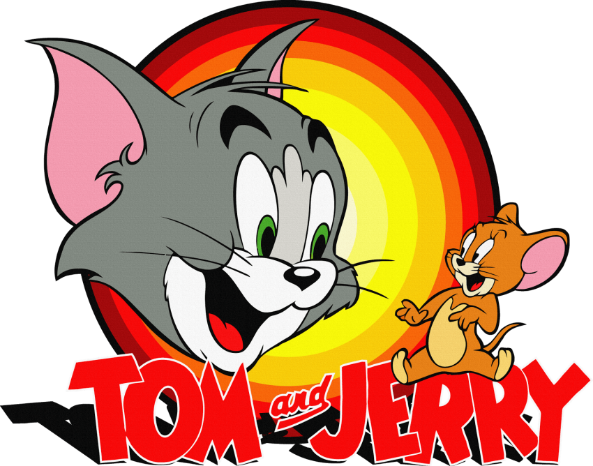 Tomand Jerry Classic Logoand Characters PNG