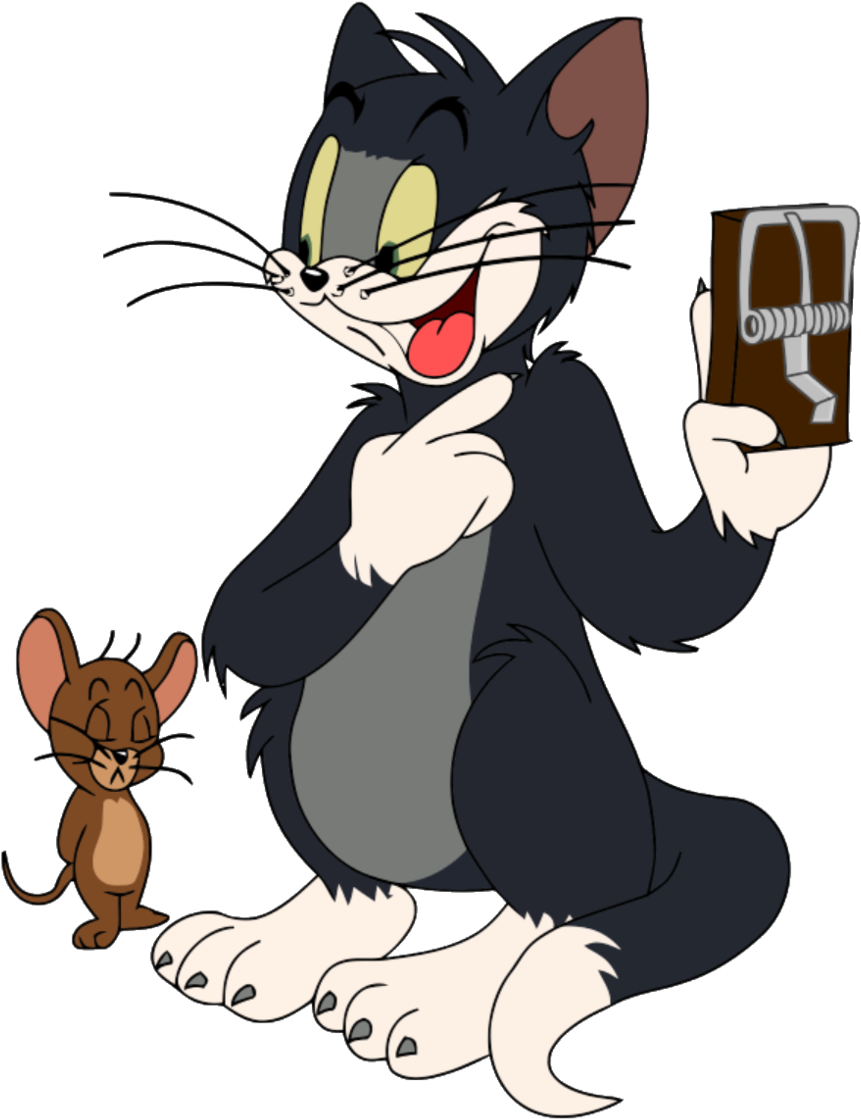 Tomand Jerry Classic Pose PNG