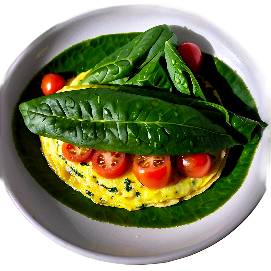 Tomato And Spinach Omelette Png Vyn35 PNG